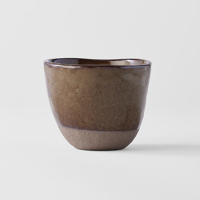 Lopsided Mug 200ml Hazel Brown Glaze