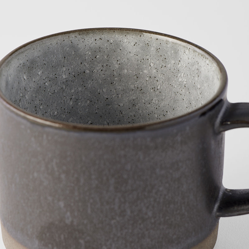 Mug with Handle 8.6cm Cloud Grey Glaze