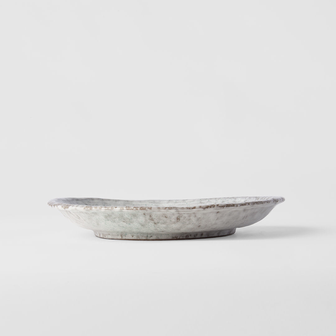 Serving Plate 27cm Aqua Splash Glaze