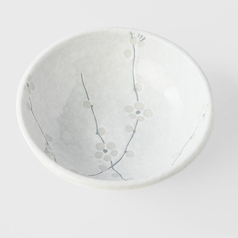 Bowl 13cm White Blossom Glaze - Made In Japan | Japanese Tableware