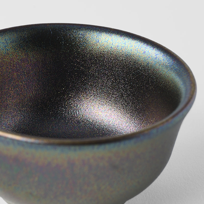 Sake Cup 5.3cm 30ml Dark Lustre Glaze