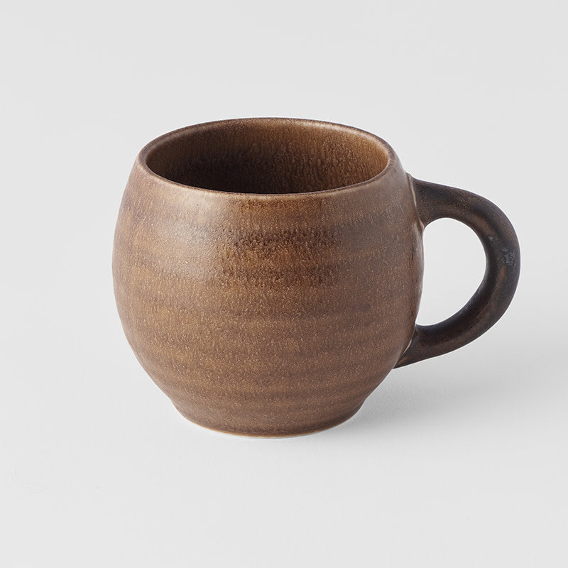 Maru Coffee Cup 9cm 300ml Caramel Glaze