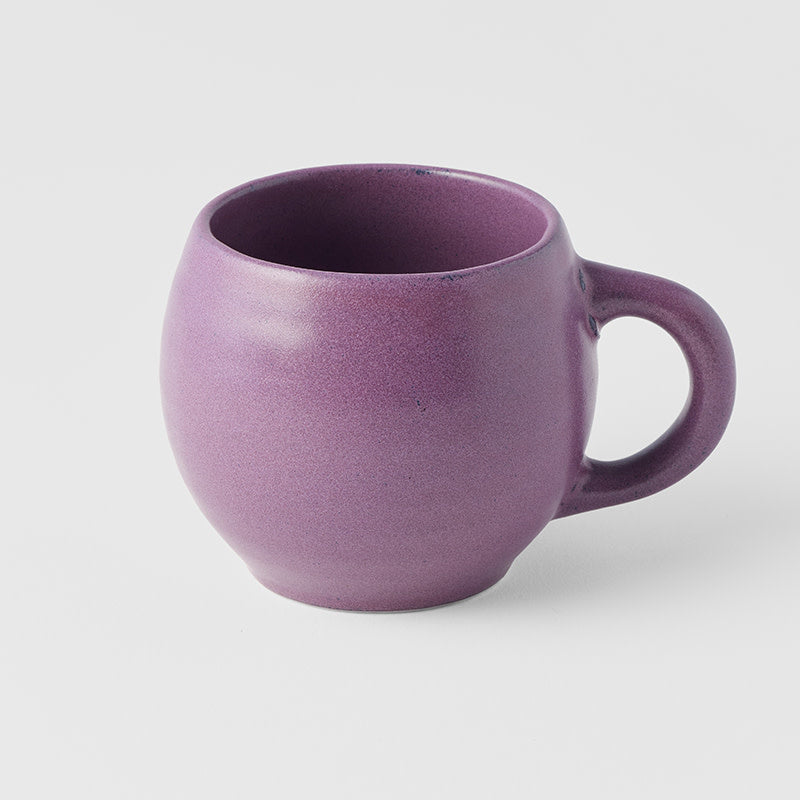Maru Coffee Cup 9cm 300ml Plum Glaze