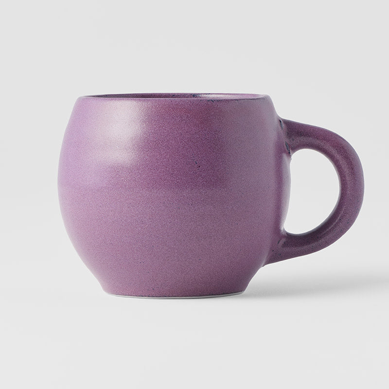 Maru Coffee Cup 9cm 300ml Plum Glaze