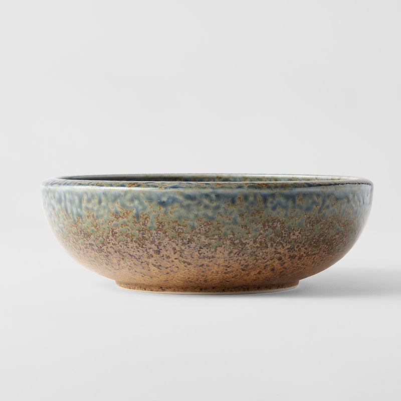 Bowl Thick Edge 24cm Blue Pool Earth & Sky Glaze