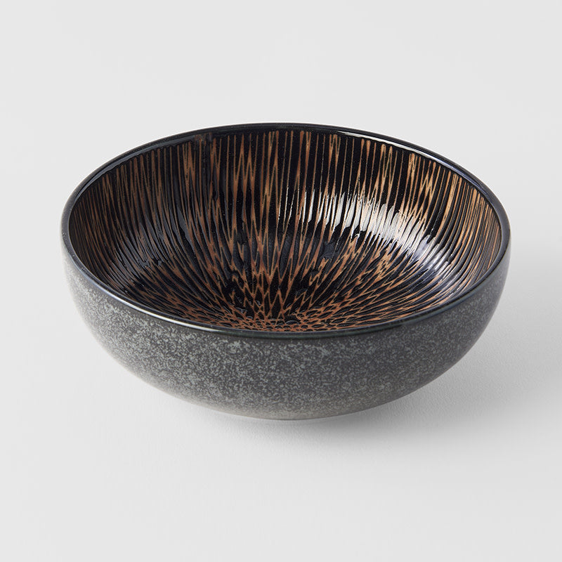 Bowl 15cm Bronze Converging Glaze
