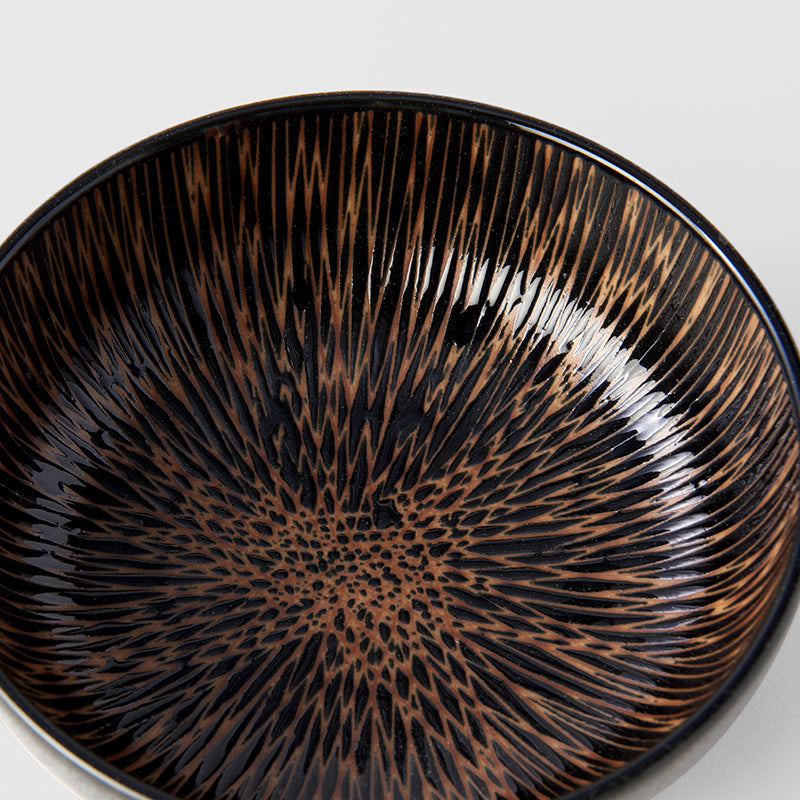 Bowl 15cm Bronze Converging Glaze