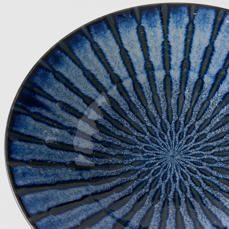 Pasta Bowl 24.5cm Indigo Drip Glaze