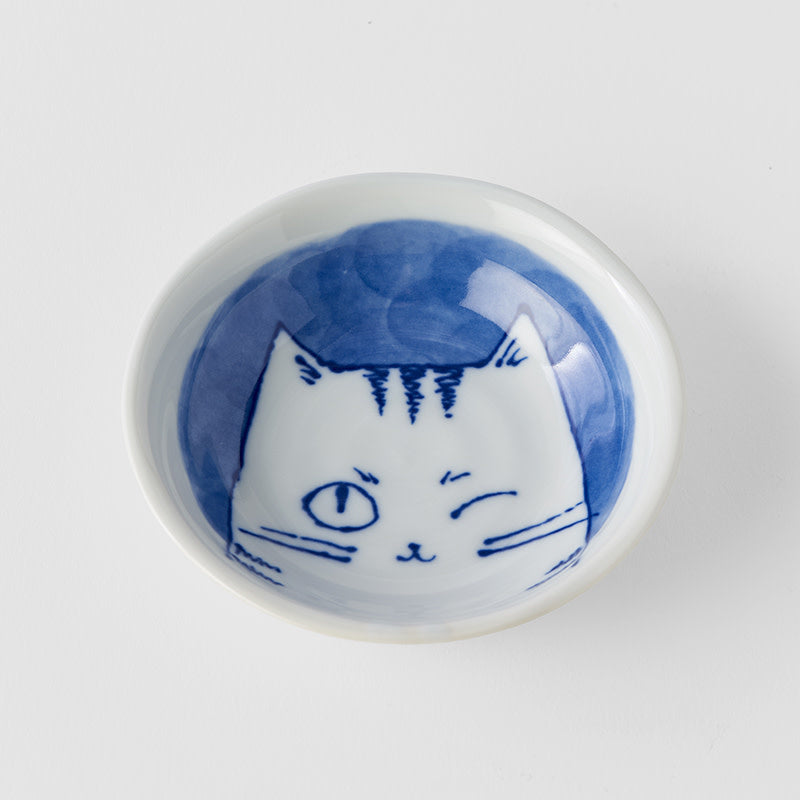 Bowl 10cm Winking Cat Design