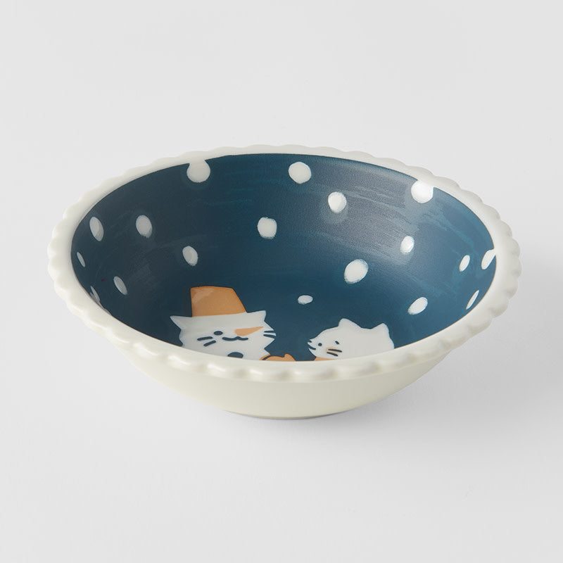 Pasta Bowl 14cm Snowcat Design