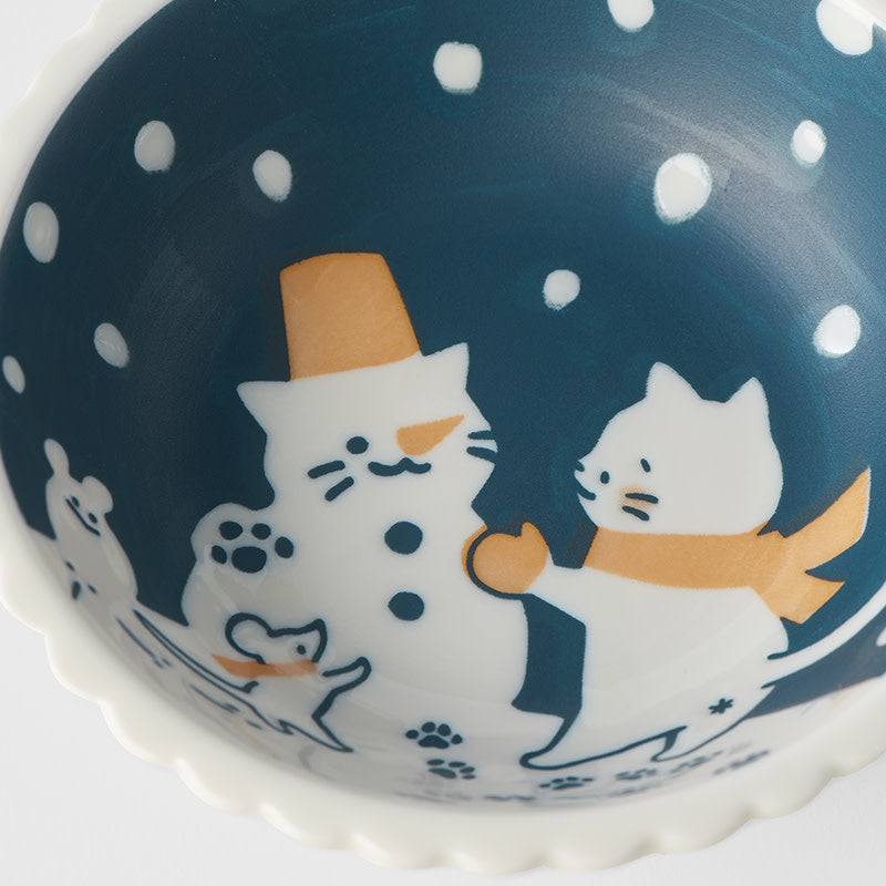 Pasta Bowl 14cm Snowcat Design