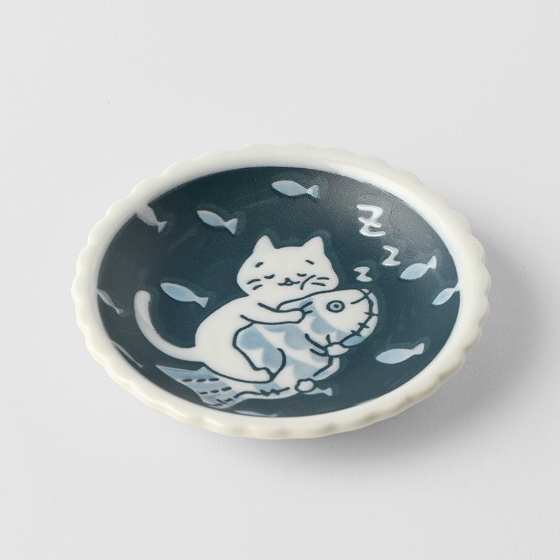 Plate 10.5cm Cat Treat Design