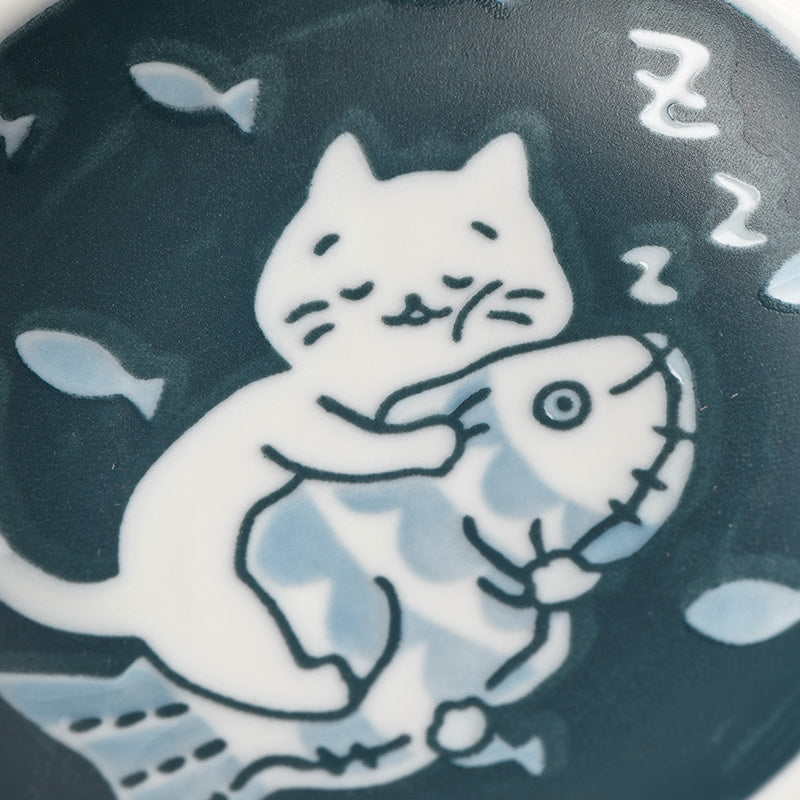 Plate 10.5cm Cat Treat Design