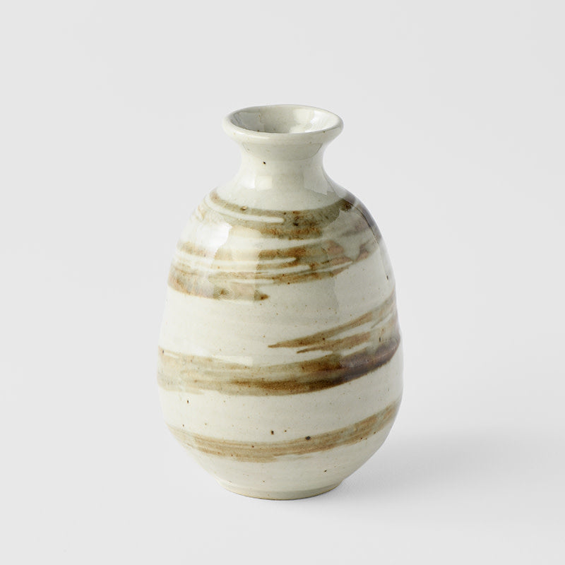 sake jug wheat glaze 45 degree angle