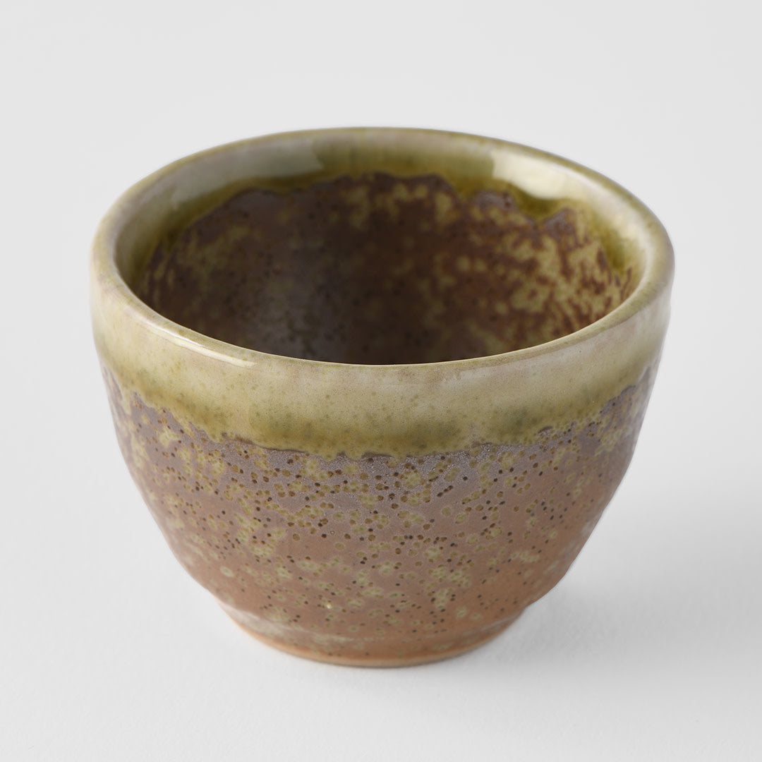 Sake Cup 40ml Light Brown Glaze