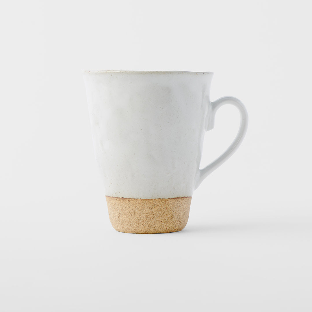 Wave Mug 270ml White & Bisque Glaze
