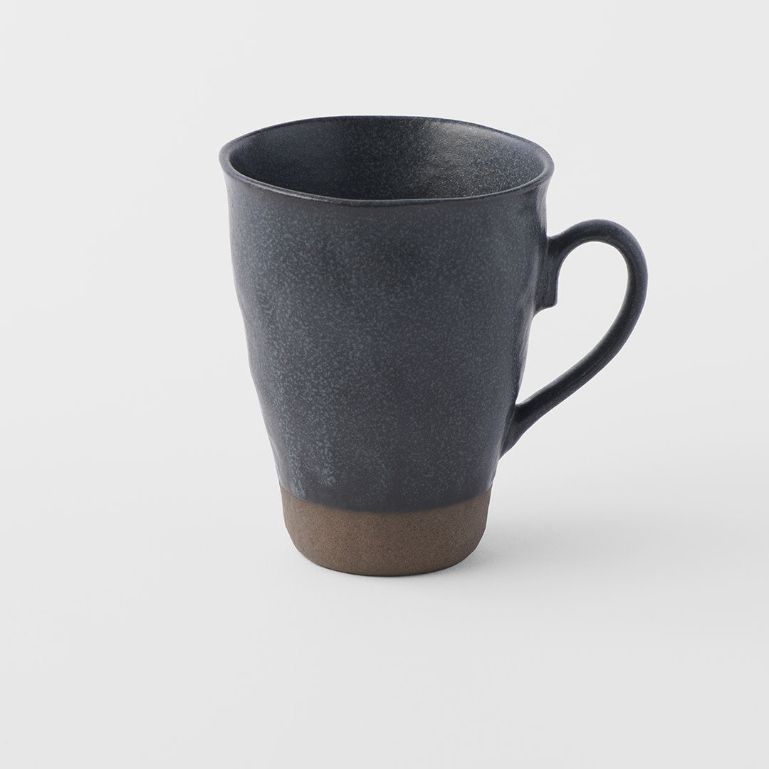 Wave Mug 270ml Black & Bisque Glaze