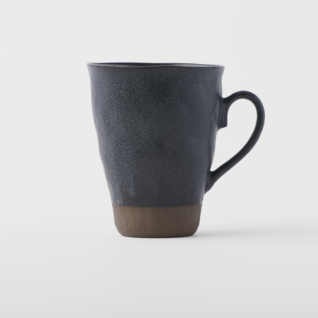Wave Mug 270ml Black & Bisque Glaze