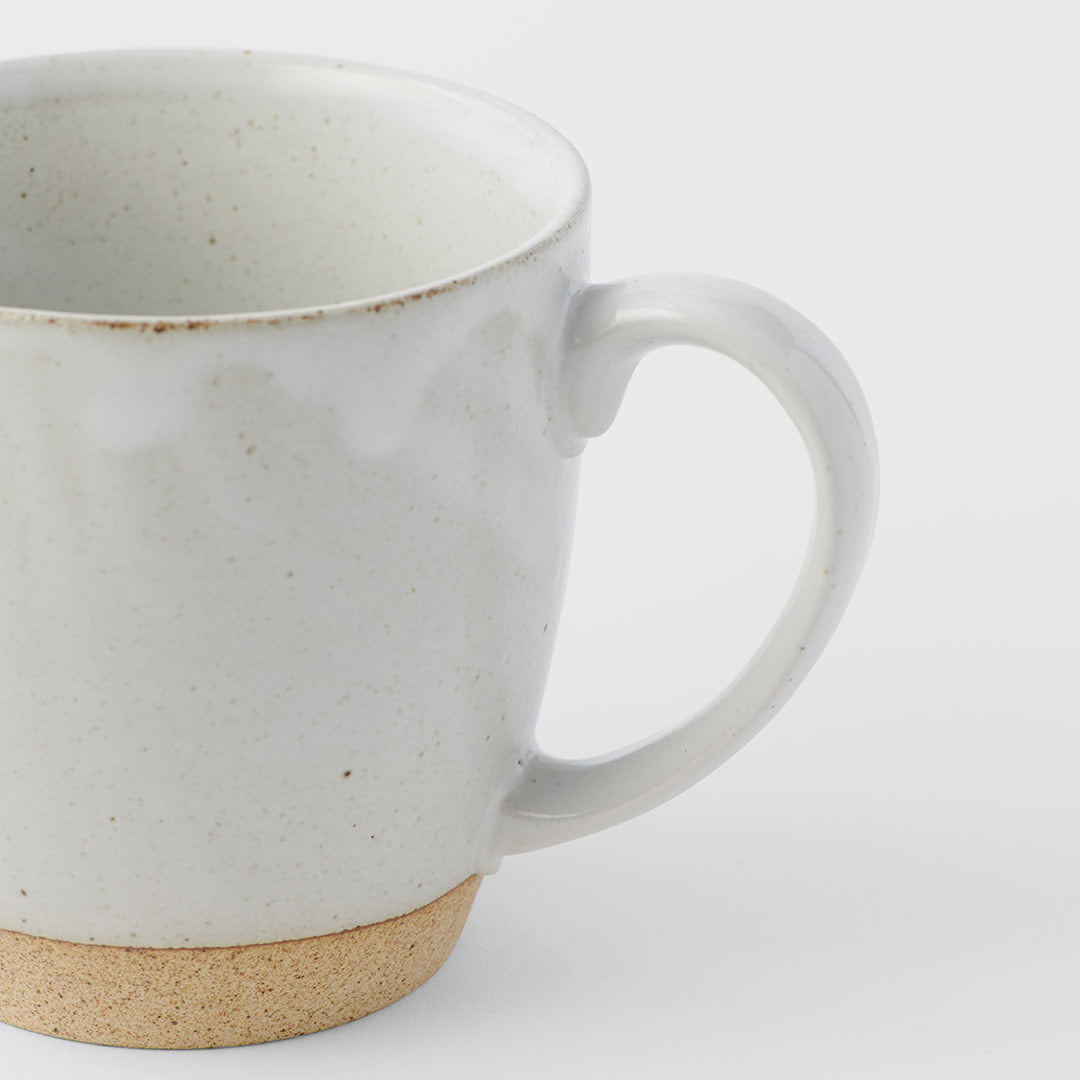 Taiko Mug 265ml White & Bisque Glaze