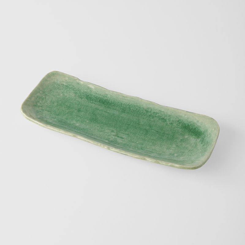 Sashimi Plate 31cm Sea Green Glaze
