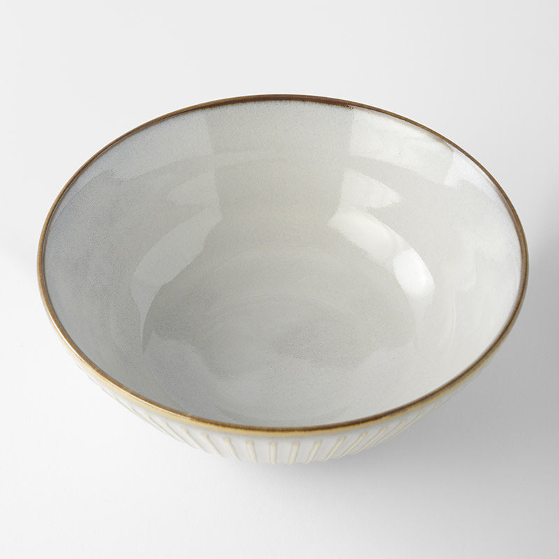 Bowl 21cm White Sendan Glaze