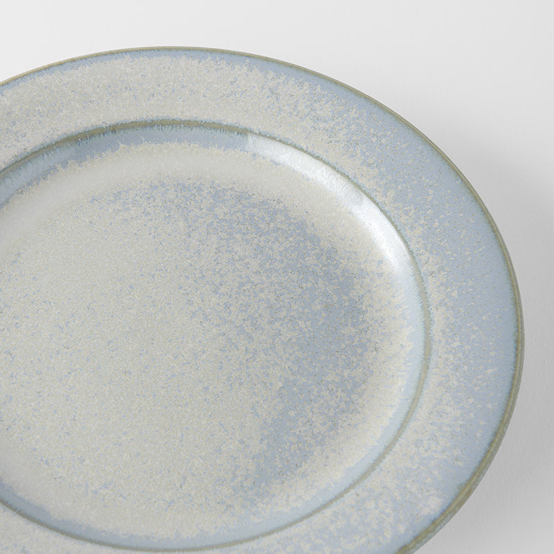 Plate Wide Rim 19.5cm Cloud Glaze