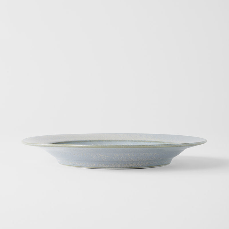 Plate Wide Rim 19.5cm Cloud Glaze