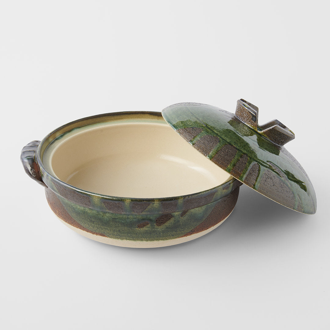 Donabe Pot 4L Deep Forest Glaze