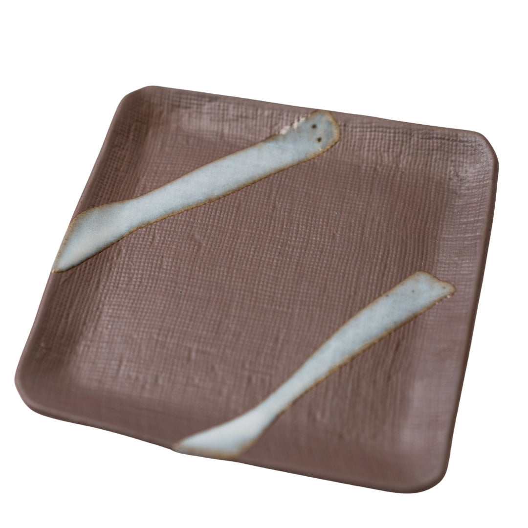 Saucer Apex 12.8cm Cloud Blue Bisque Glaze