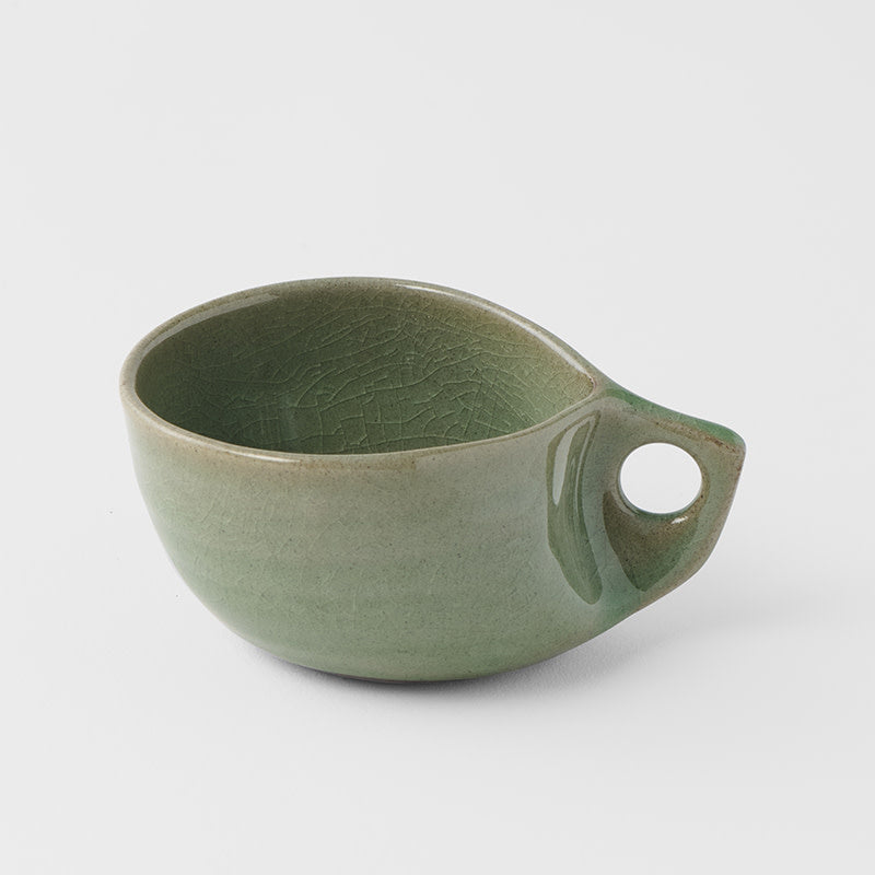 Arc Cup 140ml Green Glaze