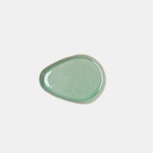 Arc Saucer Green Glaze