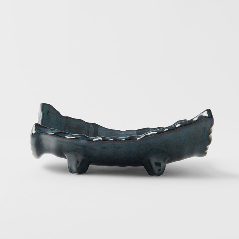 Sushi Plate Swept Side 26cm Neptune Glaze