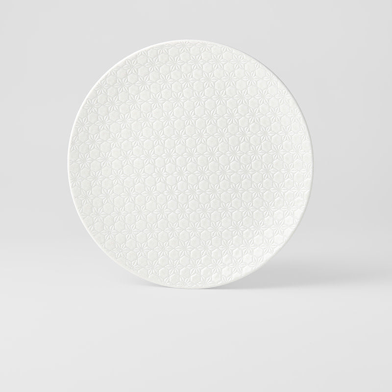 Dinner Plate 28.5cm White Star Glaze