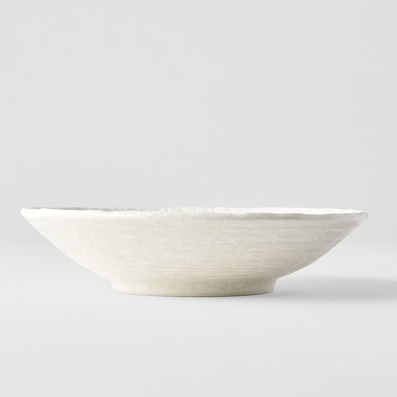 Pasta Bowl 24cm White Star Glaze
