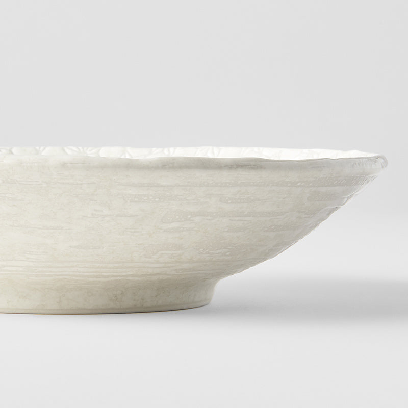 Pasta Bowl 24cm White Star Glaze