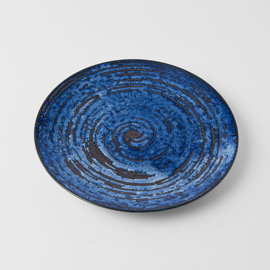 Dinner Plate 28.5cm Copper Swirl Glaze