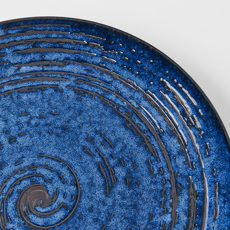 Dinner Plate 28.5cm Copper Swirl Glaze