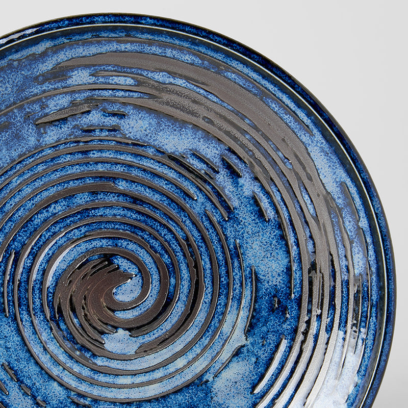 Side Plate 19.5cm Copper Swirl