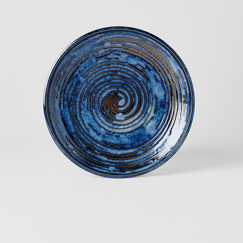 Side Plate 19.5cm Copper Swirl