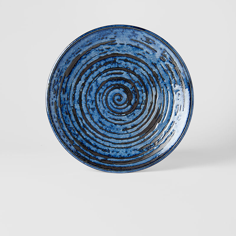 Dinner Plate 25.5cm Copper Swirl Glaze
