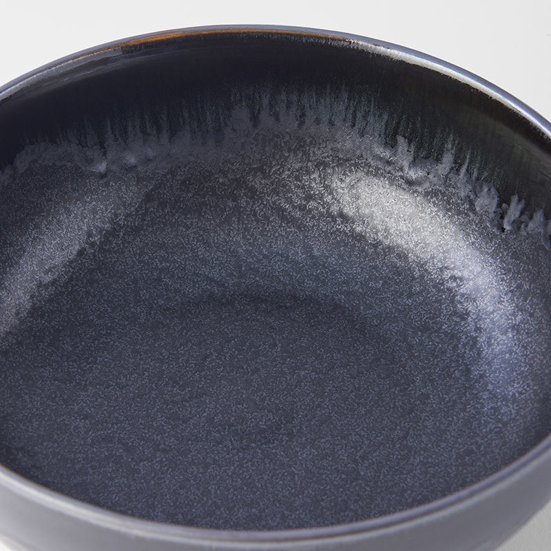 Serving Bowl 24cm Matt and Shiny Glaze - Made In Japan | Japanese Tableware