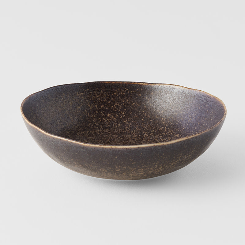Bowl Oval 16.5cm Mocha Glaze