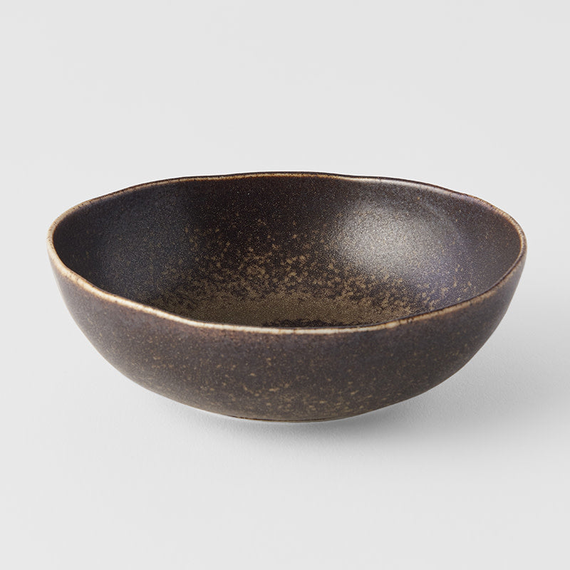 (B GRADE) Small Oval Bowl 14 cm 200 ml Mocha Glaze