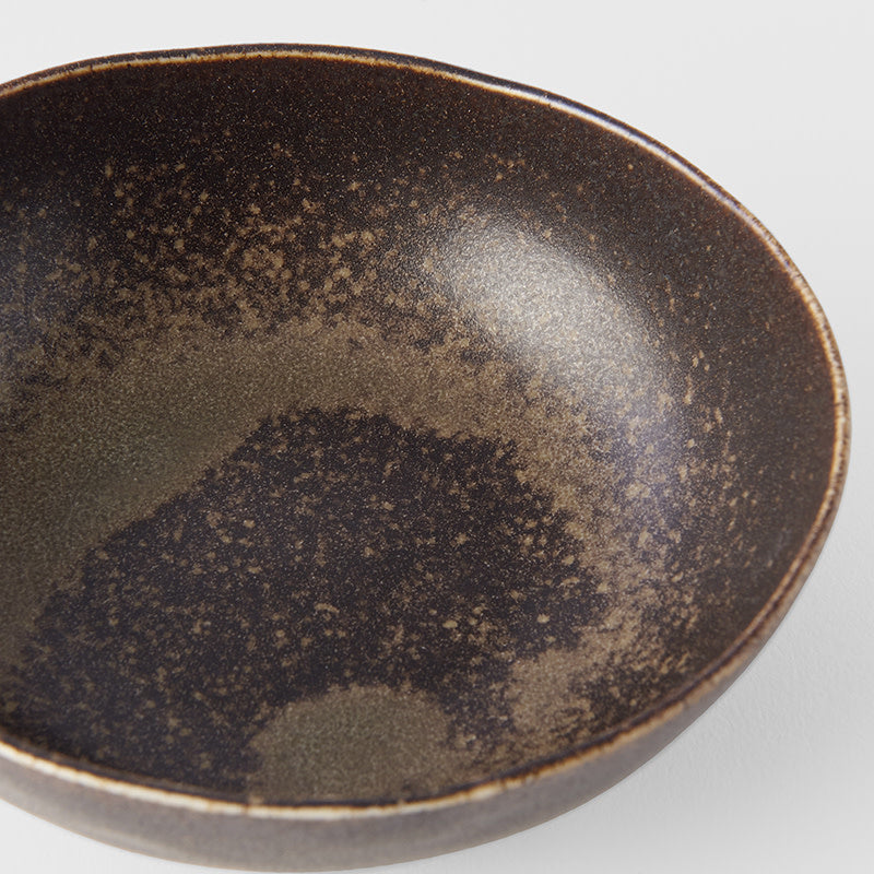 (B GRADE) Small Oval Bowl 14 cm 200 ml Mocha Glaze