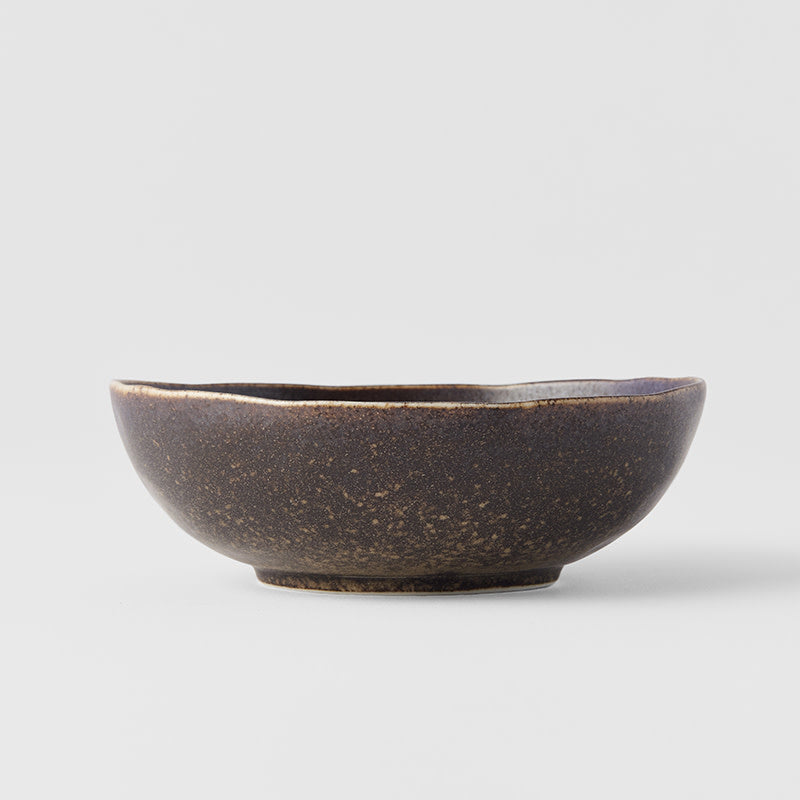 (B GRADE) Small Oval Bowl 14 cm 200 ml Mocha Glaze