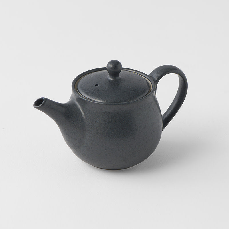 Teapot 400ml Matte Black Glaze