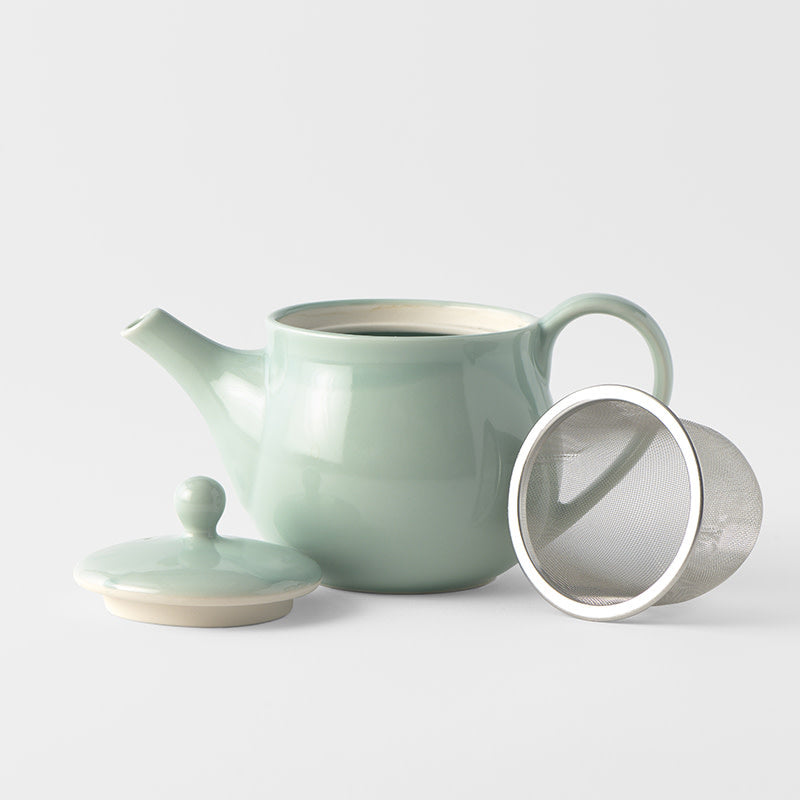 Teapot 400ml Tomei Blue Glaze