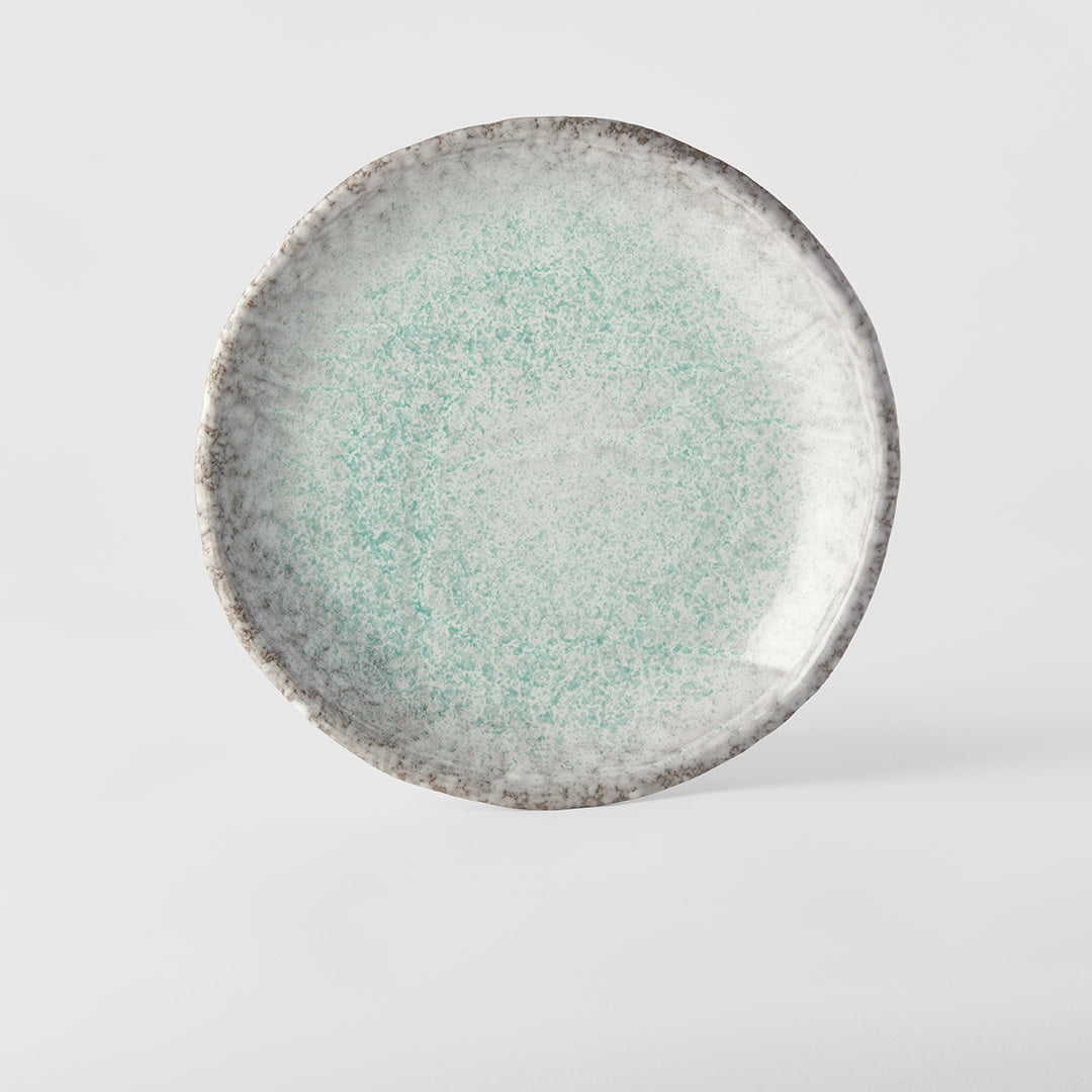 Serving Plate 27cm Aqua Splash Glaze