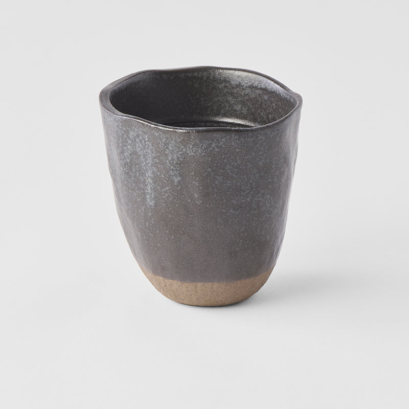 Lopsided Mug 275ml Black & Bisque Glaze