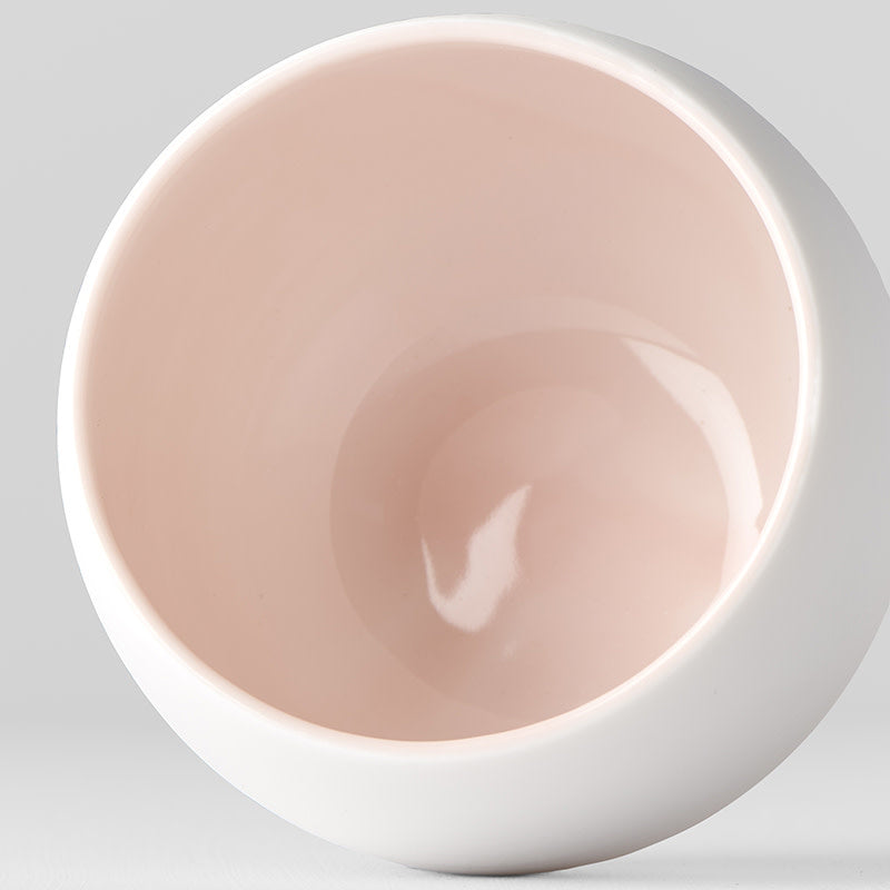 Shochu Cup 300 ml / Matte White W' Light Pink